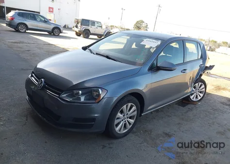 2015 Volkswagen Golf Tdi S 4-Door z USA, uszkodzony, nr VIN 3VW2A7AU4FM082026